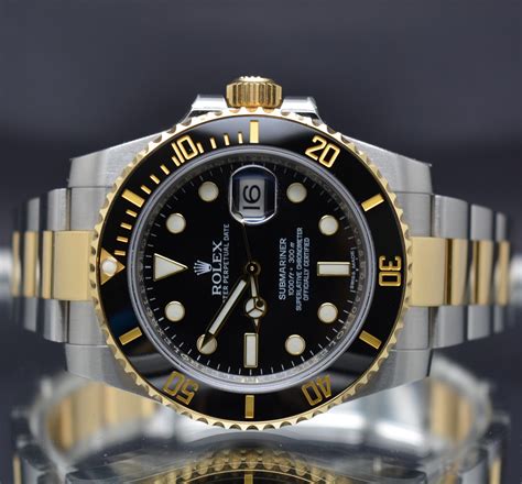 rolex submariner two tone ceramic price|More.